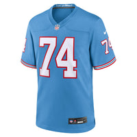 Bruce Matthews Tennessee Titans Football Jersey, Light Blue Sportswear Jersey Shirt, Lightweight Breathable Athletic Jersey, Casual Gift for Men
