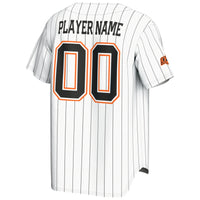 Oklahoma State Cowboys Baseball Jersey, White Lightweight Sportswear Jersey Shirt, Lightweight Breathable Athletic Jersey, Casual Gift for Men
