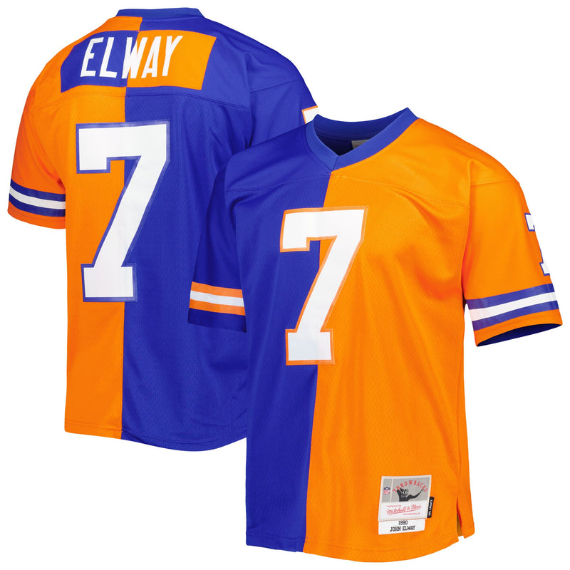 John Elway Denver Broncos Football Jersey, Royal Replica Sportswear Jersey Shirt, Lightweight Breathable Athletic Jersey, Casual Gift for Men