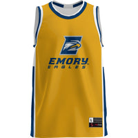 Emory Eagles Basketball Jersey, Blue Lightweight Sportswear Jersey Shirt, Sleeveless Athletic Tank Jersey, Casual Gift for Men, Style 4726017