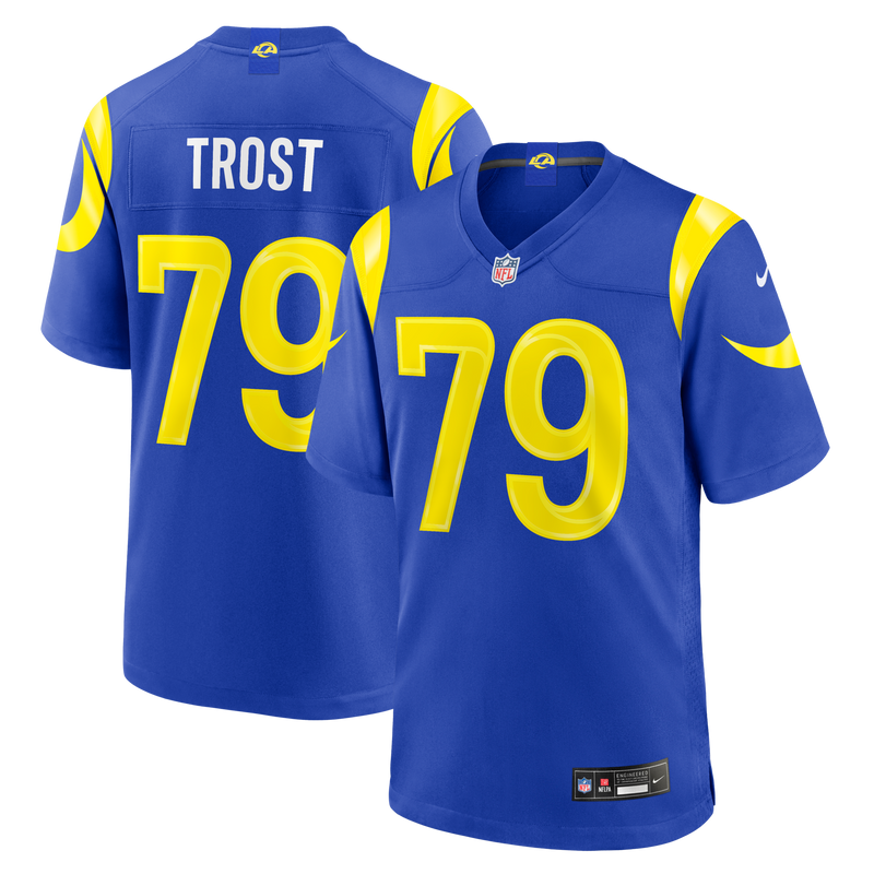 Keagen Trost Los Angeles Rams Football Jersey, Royal Game Sportswear Jersey Shirt, Lightweight Breathable Athletic Jersey, Casual Gift for Men
