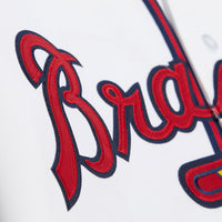 Deion Sanders Atlanta Braves Baseball Jersey, White Sportswear Jersey Shirt, Lightweight Breathable Athletic Jersey, Casual Gift for Men