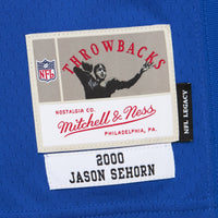 Jason Sehorn New York Giants Football Jersey, Royal Replica Sportswear Jersey Shirt, Lightweight Breathable Athletic Jersey, Casual Gift for Men
