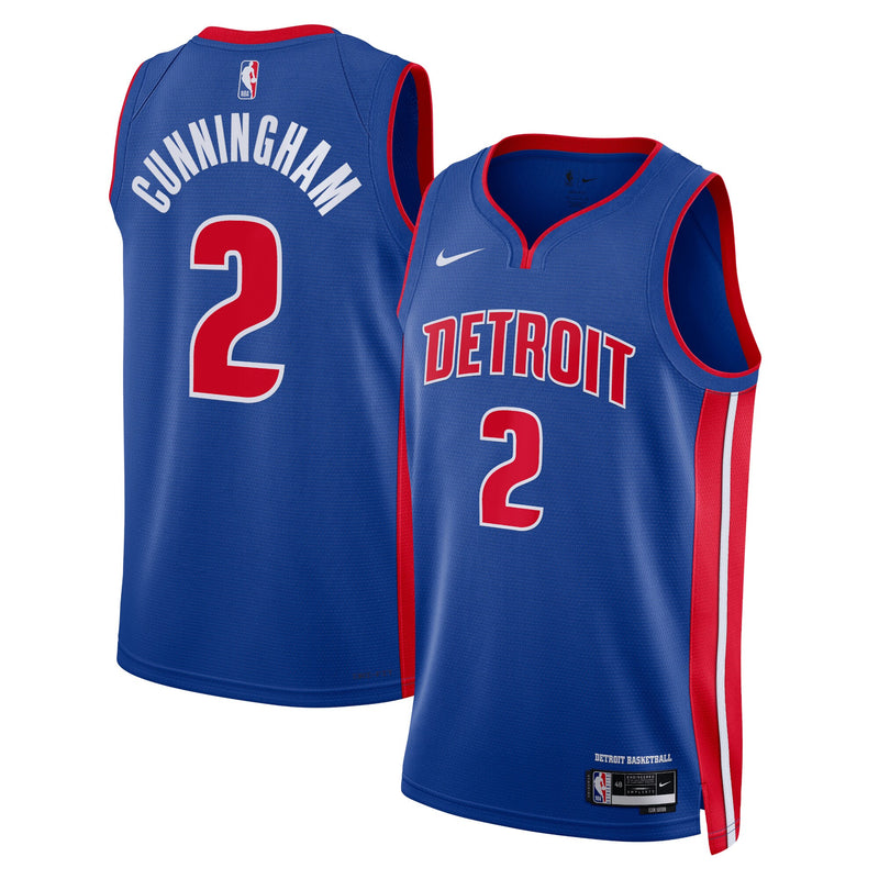 Cade Cunningham Detroit Pistons Basketball Jersey, Sportswear Jersey Shirt, Sleeveless Athletic Tank Jersey, Casual Gift for Men, Style 13348418