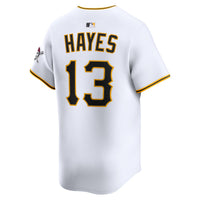Ke'Bryan Hayes Pittsburgh Pirates Baseball Jersey, White Sportswear Jersey Shirt, Lightweight Breathable Athletic Jersey, Casual Gift for Men