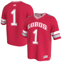 New Mexico Lobos Football Jersey, Cherry Fashion Sportswear Jersey Shirt, Lightweight Breathable Athletic Jersey, Casual Gift for Men