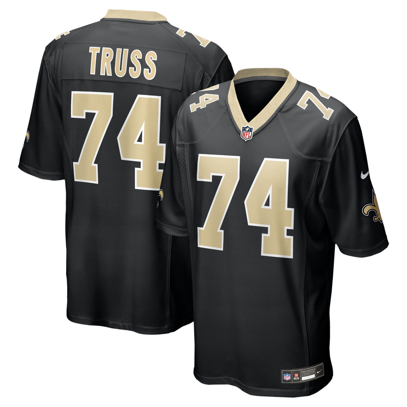 Xavier Truss New Orleans Saints Football Jersey, Black Game Sportswear Jersey Shirt, Lightweight Breathable Athletic Jersey, Casual Gift for Men
