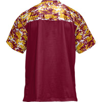 Midwestern State Mustangs Football Jersey, Maroon Sportswear Jersey Shirt, Lightweight Breathable Athletic Jersey, Casual Gift for Men