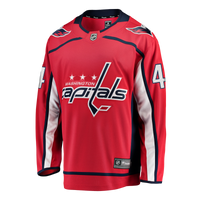 Cole Hutson Washington Capitals Hockey Jersey, Red Breakaway Sportswear Jersey Shirt, Long Sleeve Hockey Sweater Jersey, Casual Gift for Men