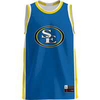 Southeastern Oklahoma State Savage Storm Basketball Jersey, Green Sportswear Jersey Shirt, Sleeveless Athletic Tank Jersey, Casual Gift for Men