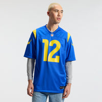 Puka Nacua Los Angeles Rams Football Jersey, Royal Game Sportswear Jersey Shirt, Lightweight Breathable Athletic Jersey, Casual Gift for Men