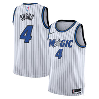 Jalen Suggs Orlando Magic Basketball Jersey, White Replica Sportswear Jersey Shirt, Sleeveless Athletic Tank Jersey, Casual Gift for Men