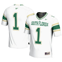 South Florida Bulls Football Jersey, White Sportswear Jersey Shirt, Lightweight Breathable Athletic Jersey, Casual Gift for Men