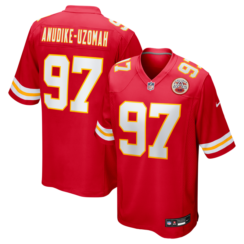 Felix Anudike-Uzomah Kansas City Chiefs Football Jersey, Sportswear Jersey Shirt, Lightweight Breathable Athletic Jersey, Casual Gift for Men