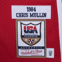 USA Authentic Jersey Chris Mullin 1984 Basketball Jersey, Sportswear Jersey Shirt, Sleeveless Athletic Tank Jersey, Casual Gift for Men