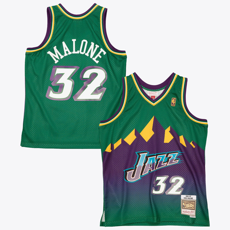 Utah Jazz Basketball Jersey, Green Authentic Swingman Sportswear Jersey Shirt, Sleeveless Athletic Tank Jersey, Casual Gift for Men