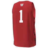 Wisconsin Badgers Basketball Jersey, Red Replica Game Sportswear Jersey Shirt, Sleeveless Athletic Tank Jersey, Casual Gift for Men