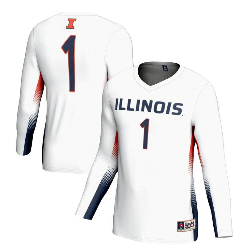 Illinois Fighting Illini Volleyball Jersey, Sportswear Jersey Shirt, Lightweight Athletic Jersey, Casual Gift for Men, Style 200461752