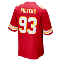 Zacch Pickens Kansas City Chiefs Football Jersey, Red Game Sportswear Jersey Shirt, Lightweight Breathable Athletic Jersey, Casual Gift for Men
