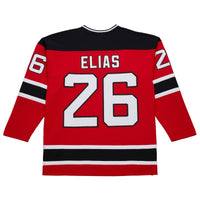 Patrik Elias New Jersey Devils Hockey Jersey, Red Sportswear Jersey Shirt, Long Sleeve Hockey Sweater Jersey, Casual Gift for Men