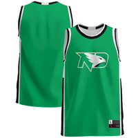 North Dakota Basketball Jersey, Green Lightweight Sportswear Jersey Shirt, Sleeveless Athletic Tank Jersey, Casual Gift for Men, Style 4726134