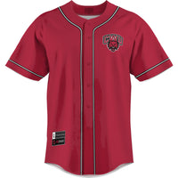 Central Washington Wildcats Baseball Jersey, Crimson Sportswear Jersey Shirt, Lightweight Breathable Athletic Jersey, Casual Gift for Men