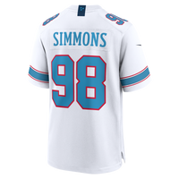 Jeffery Simmons Tennessee Titans Football Jersey, Sportswear Jersey Shirt, Lightweight Athletic Jersey, Casual Gift for Men, Style 203376666