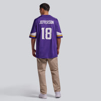 Justin Jefferson Minnesota Vikings Football Jersey, Sportswear Jersey Shirt, Lightweight Athletic Jersey, Casual Gift for Men, Style 3948939
