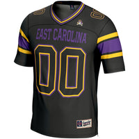 ECU Pirates Football Jersey, Black Sportswear Jersey Shirt, Lightweight Breathable Athletic Jersey, Casual Gift for Men