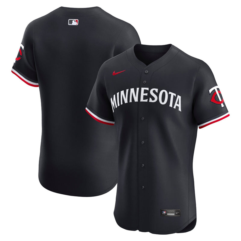Minnesota Twins Baseball Jersey, Navy Elite Alternate Sportswear Jersey Shirt, Lightweight Breathable Athletic Jersey, Casual Gift for Men