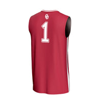 Oklahoma Sooners Basketball Jersey, Crimson Sportswear Jersey Shirt, Sleeveless Athletic Tank Jersey, Casual Gift for Men, Style 202219755