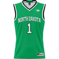 North Dakota Basketball Jersey, Green Lightweight Sportswear Jersey Shirt, Sleeveless Athletic Tank Jersey, Casual Gift for Men, Style 5281309