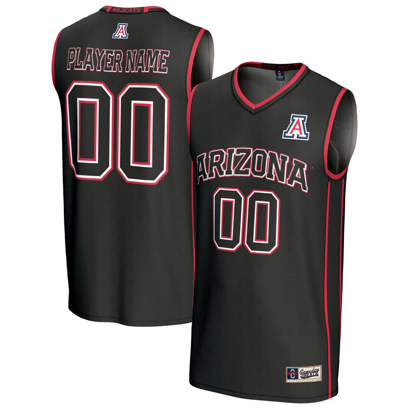 Arizona Wildcats Basketball Jersey, Black Fashion Sportswear Jersey Shirt, Sleeveless Athletic Tank Jersey, Casual Gift for Men, Style 202658228