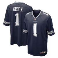 Number Groom Dallas Cowboys Football Jersey, Navy Game Sportswear Jersey Shirt, Lightweight Breathable Athletic Jersey, Casual Gift for Men