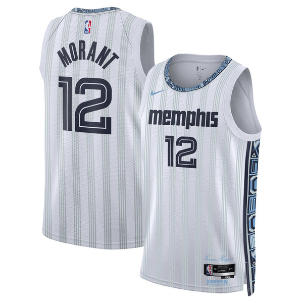 Memphis Grizzlies 2025/26 City Edition Swingman Jersey - Gray - Ja Morant