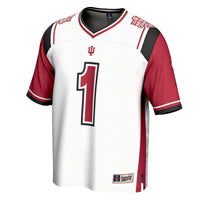 Indiana Hoosiers Football Jersey, White Fashion Sportswear Jersey Shirt, Lightweight Breathable Athletic Jersey, Casual Gift for Men