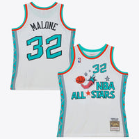 NBA Karl Malone 1996 All-Star Swingman Authentic Basketball Jersey, Sportswear Jersey Shirt, Sleeveless Athletic Jersey, Casual Gift for Men