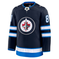 Kyle Connor Winnipeg Jets Hockey Jersey, Navy Premium Home Sportswear Jersey Shirt, Long Sleeve Hockey Sweater Jersey, Casual Gift for Men