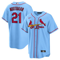Lars Nootbaar St. Louis Cardinals Baseball Jersey, Blue Sportswear Jersey Shirt, Lightweight Breathable Athletic Jersey, Casual Gift for Men