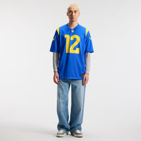 Puka Nacua Los Angeles Rams Football Jersey, Royal Game Sportswear Jersey Shirt, Lightweight Breathable Athletic Jersey, Casual Gift for Men