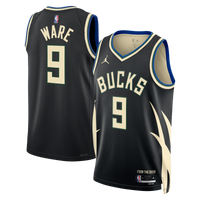 Kel'el Ware Milwaukee Bucks Basketball Jersey, Green Swingman Sportswear Jersey Shirt, Sleeveless Athletic Tank Jersey, Casual Gift for Men