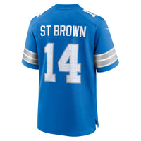 Amon-Ra St. Brown Detroit Lions Football Jersey, Sportswear Jersey Shirt, Lightweight Athletic Jersey, Casual Gift for Men, Style 200422488