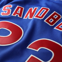 Ryne Sandberg Chicago Cubs Baseball Jersey, Royal Authentic Sportswear Jersey Shirt, Lightweight Breathable Athletic Jersey, Casual Gift for Men