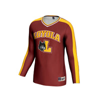 Loyola Chicago Ramblers Volleyball Jersey, Sportswear Jersey Shirt, Lightweight Breathable Athletic Jersey, Casual Gift for Men, Style 203153787