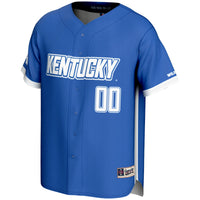 Kentucky Wildcats Baseball Jersey, Royal Lightweight Sportswear Jersey Shirt, Lightweight Breathable Athletic Jersey, Casual Gift for Men