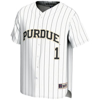 Purdue Boilermakers Lightweight Baseball Jersey, White Sportswear Jersey Shirt, Lightweight Breathable Athletic Jersey, Casual Gift for Men
