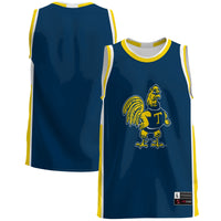 Trinity Bantams Basketball Jersey, Blue Lightweight Sportswear Jersey Shirt, Sleeveless Athletic Tank Jersey, Casual Gift for Men