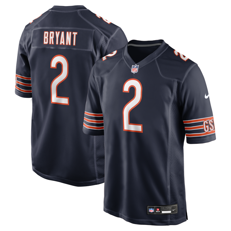 Coby Bryant Chicago Bears Football Jersey, Navy Game Sportswear Jersey Shirt, Lightweight Breathable Athletic Jersey, Casual Gift for Men