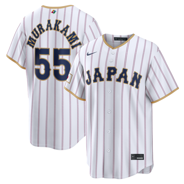 Japan Baseball Munetaka Murakami White 2026 World Baseball Classic Home Stadium Jersey