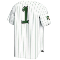 Ohio Bobcats Baseball Jersey, White Lightweight Sportswear Jersey Shirt, Lightweight Breathable Athletic Jersey, Casual Gift for Men